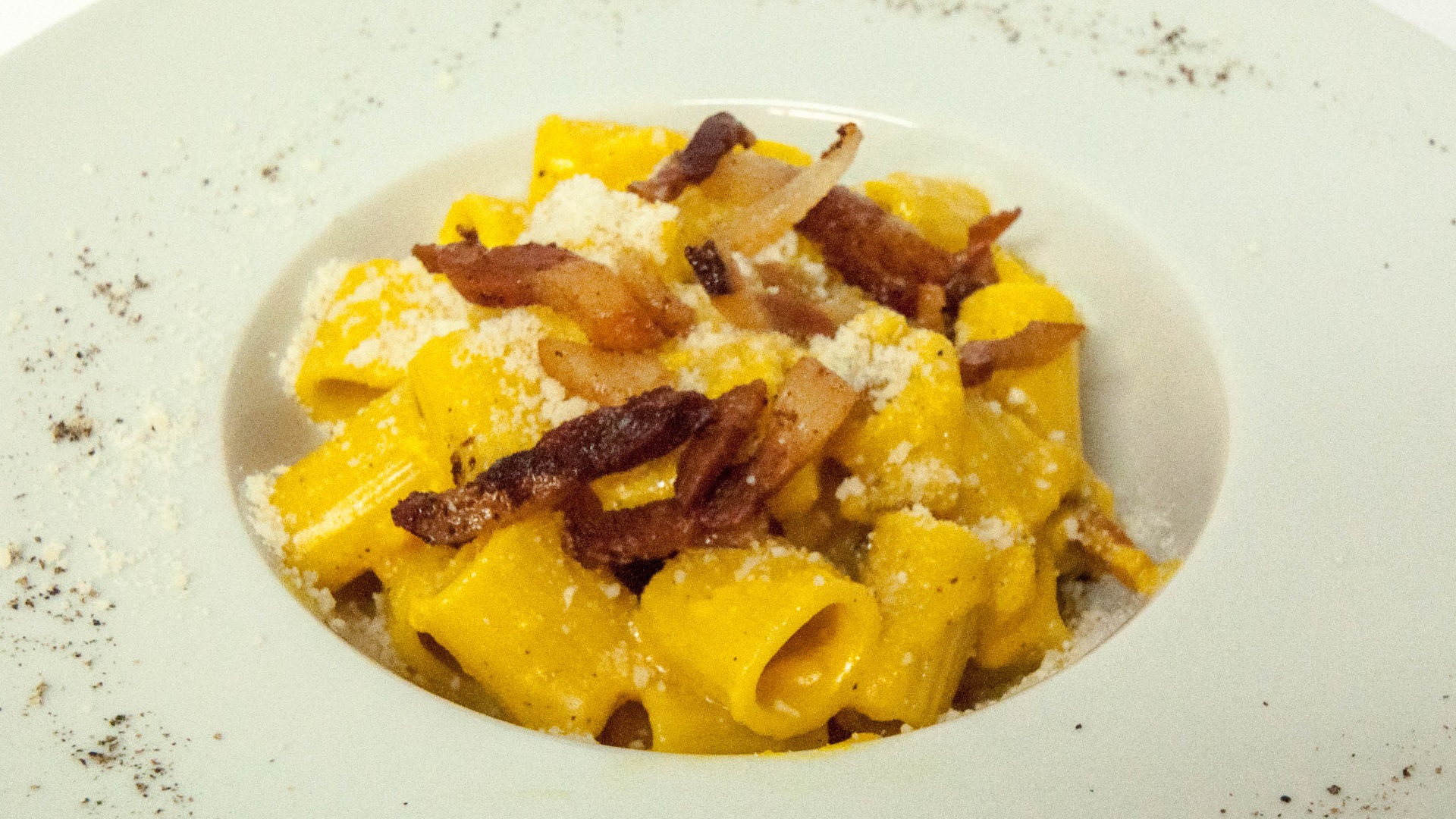 Mezze maniche alla carbonara 