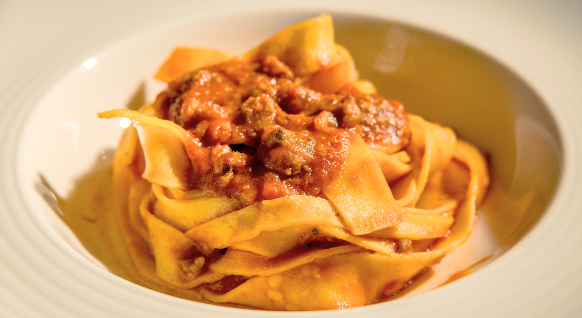 Fettuccine al ragù