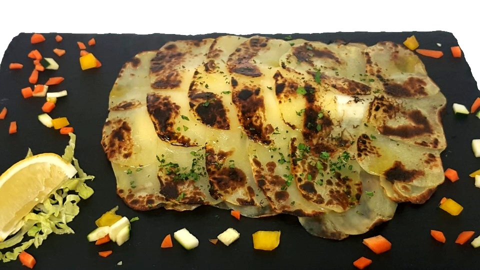 Filetto di spigola in crosta di patate