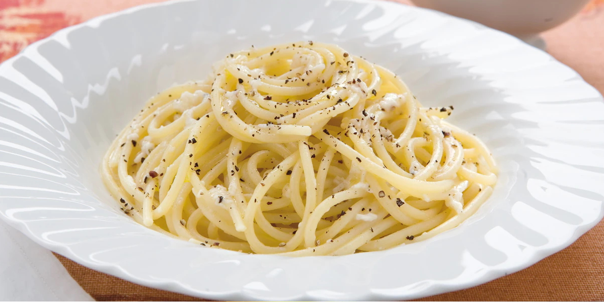 Spaghetti cacio e pepe